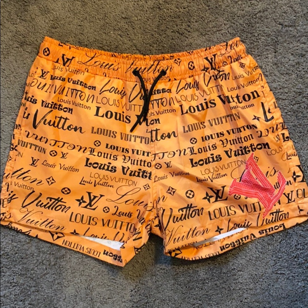 Louis Vuitton style men’s bathing suit